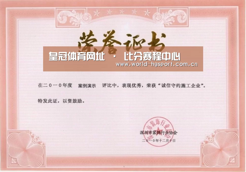 荣誉证书二